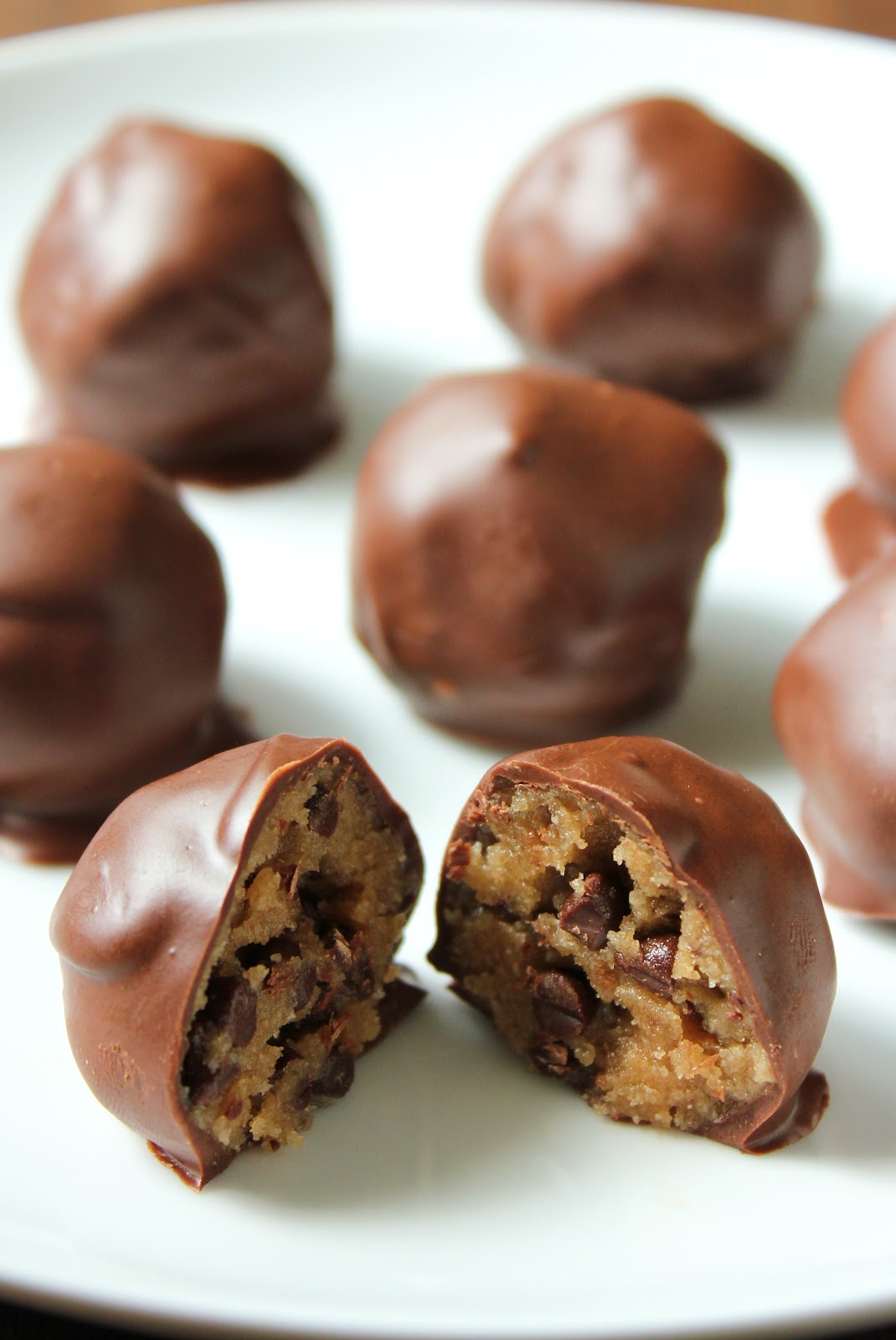 GlutenFree Chocolate Chip Cookie Dough Truffles Delicious as it Looks