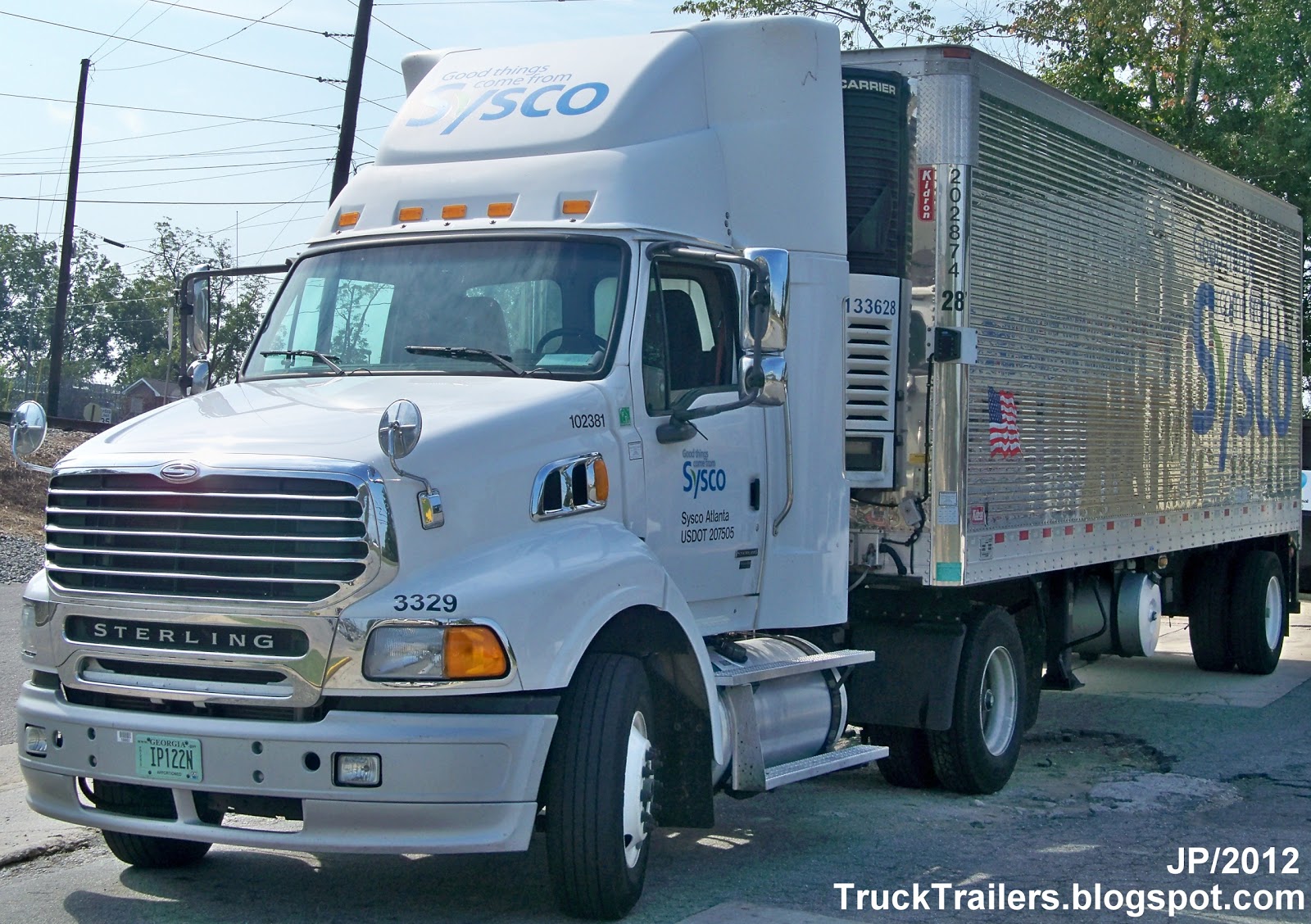 TRUCK TRAILER Transport Express Freight Logistic Diesel ...