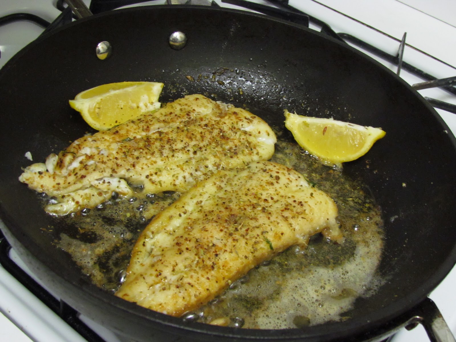 Skinny Gourmet Guy Flounder Oreganata!