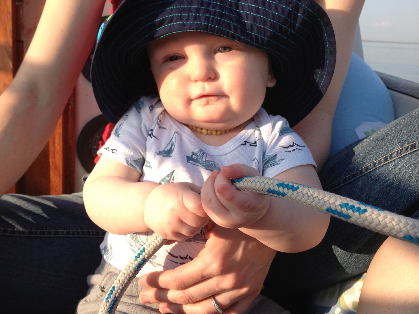 Hobo Sailor Baby on a boat!