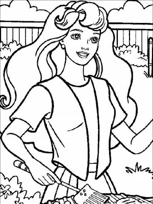 Barbie Coloring Pages Online