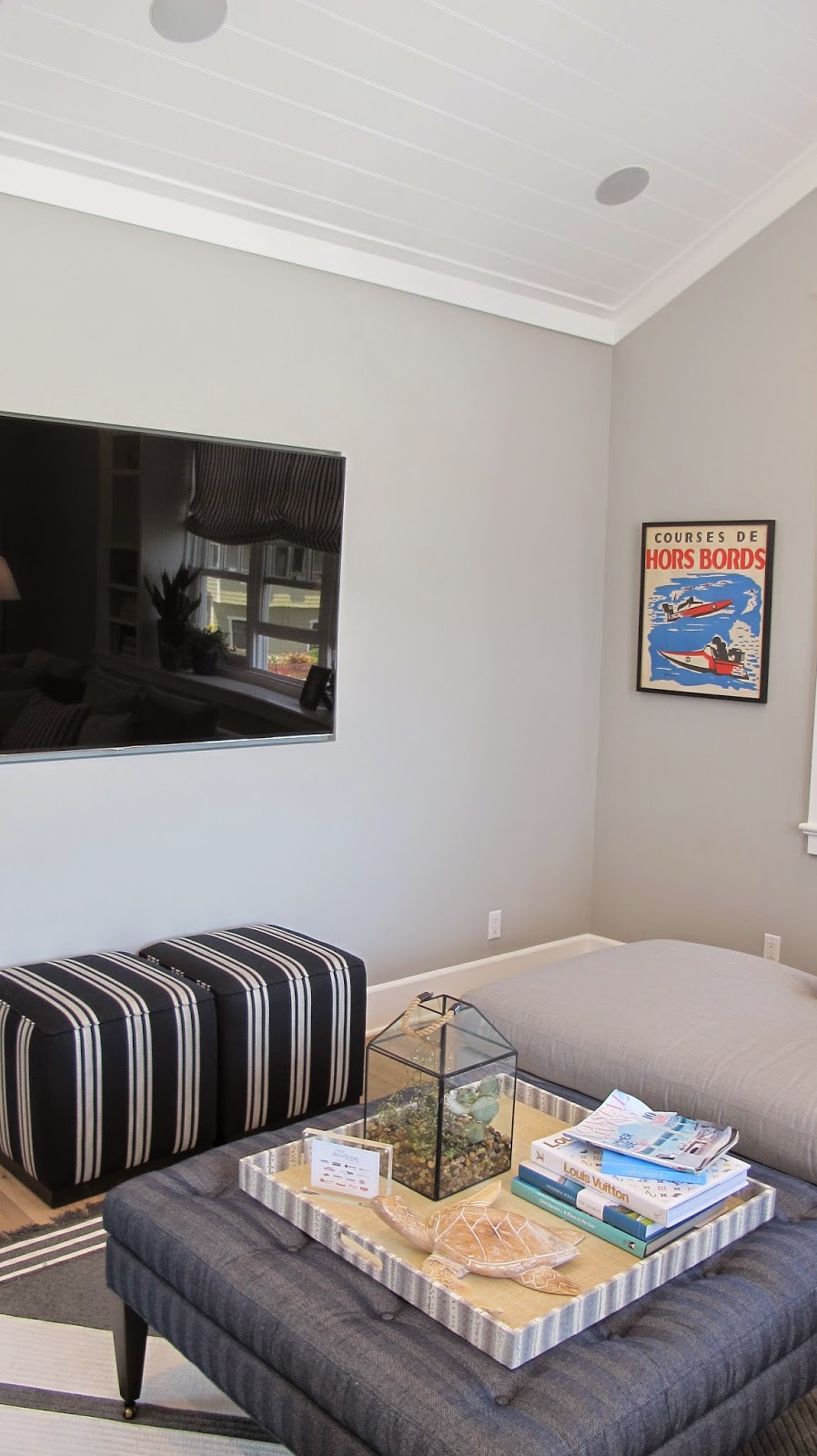 Nautical by Nature Coastal Living Showhouse Family/Game Room