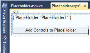 PlaceHolder Control