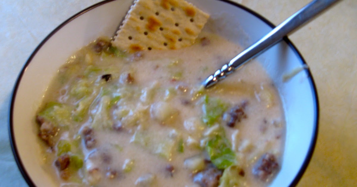 My Retro Kitchen Reader Recipe Submission German Sausage Chowder