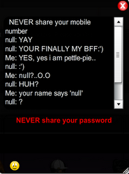 APPARENTLY, I was talking to null.