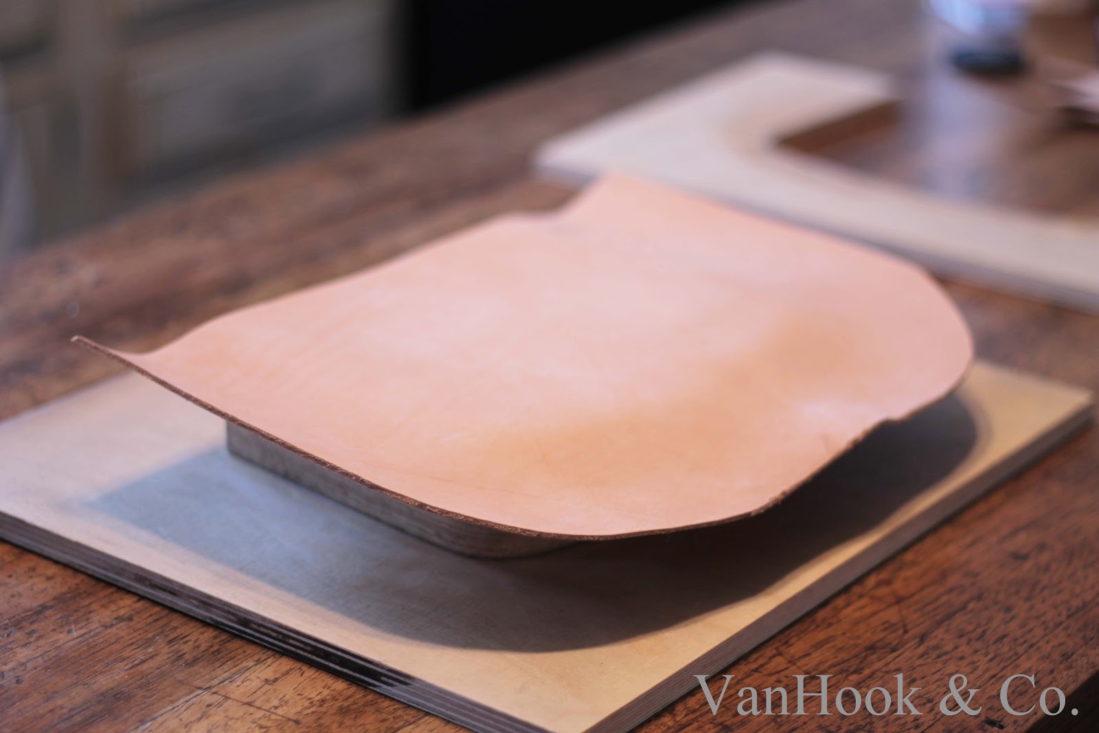 VanHook & Co. Molding a Leather Handbag