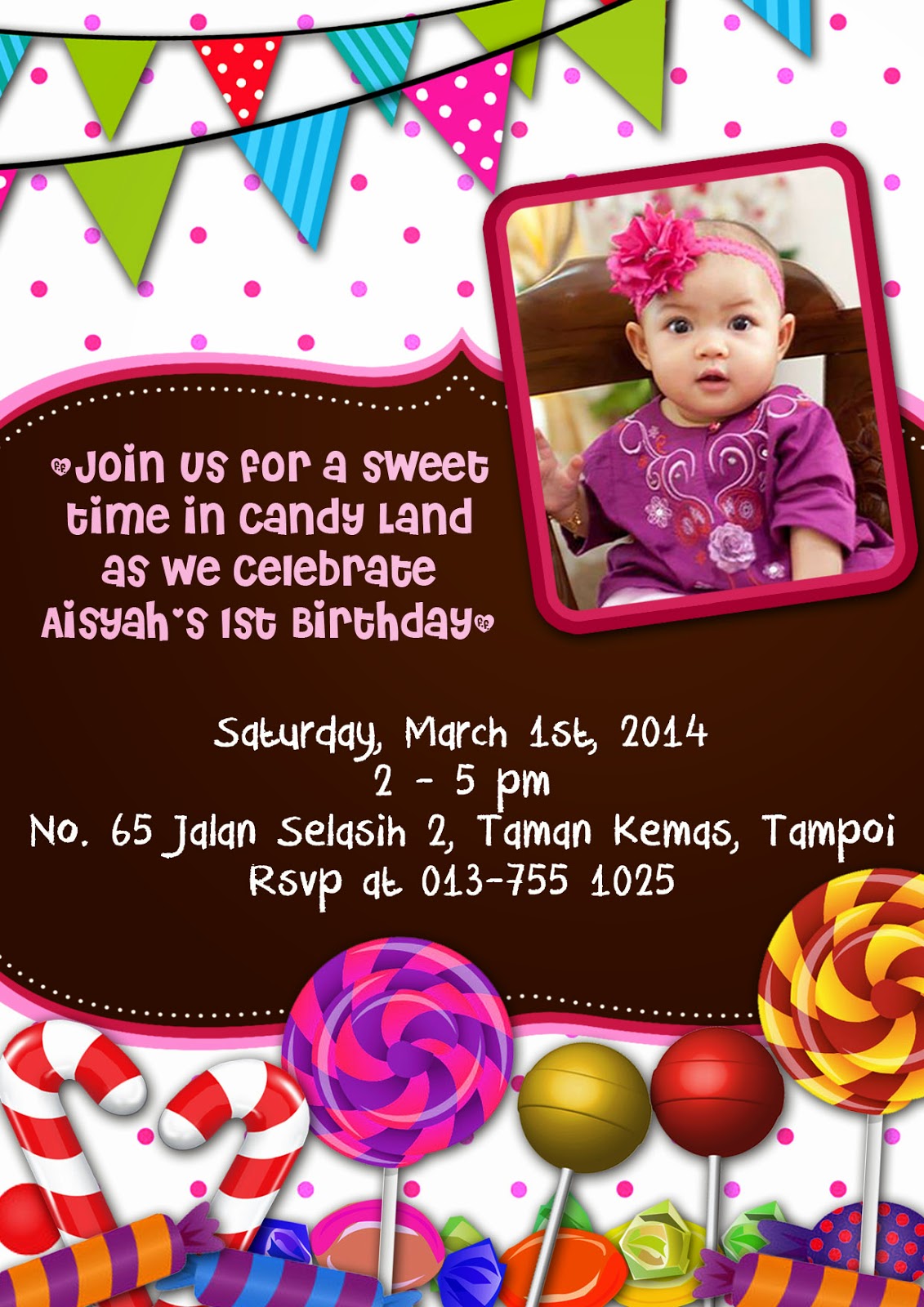 Dari Hati Bella Aisyah 1st Birthday Party