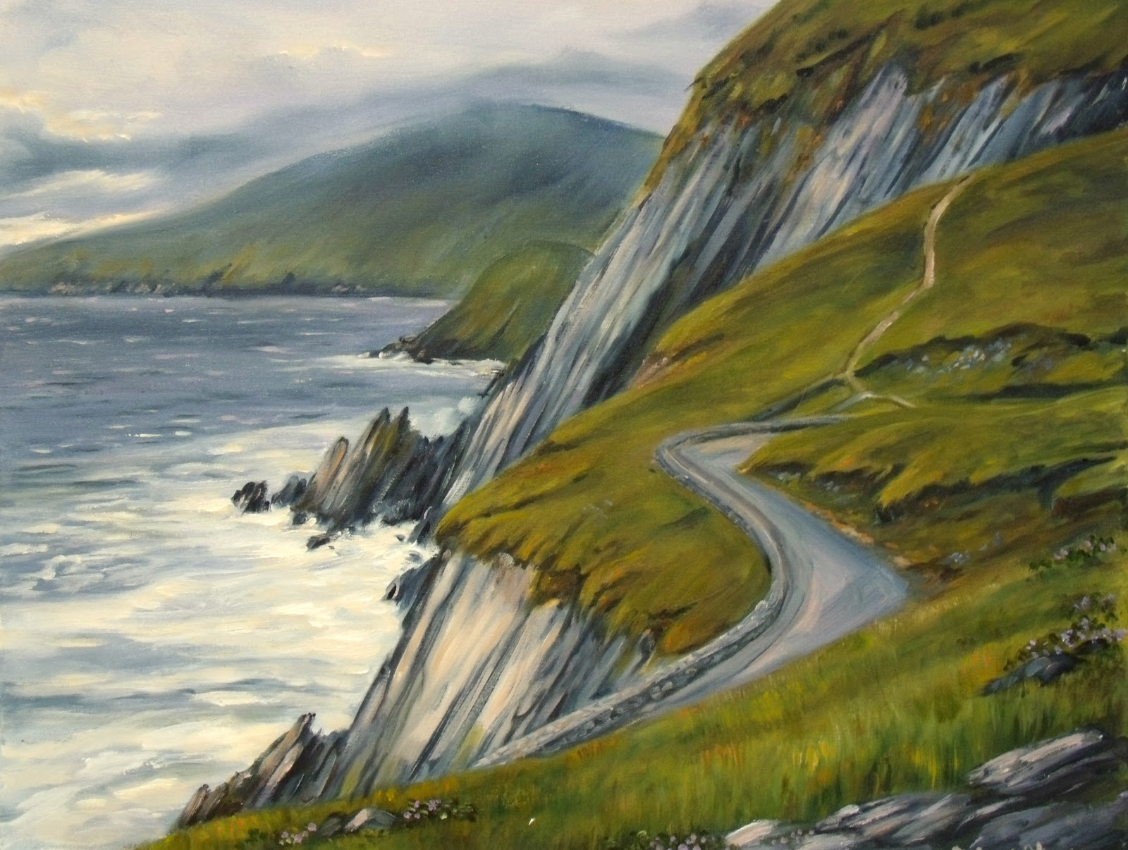 Deborah O'Keeffe Paintings of Ireland Seascapes