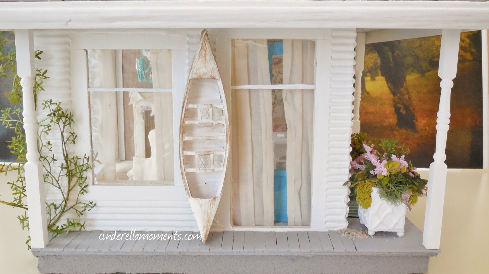 Cinderella Moments Baleine Beach Cottage Dollhouse Finished