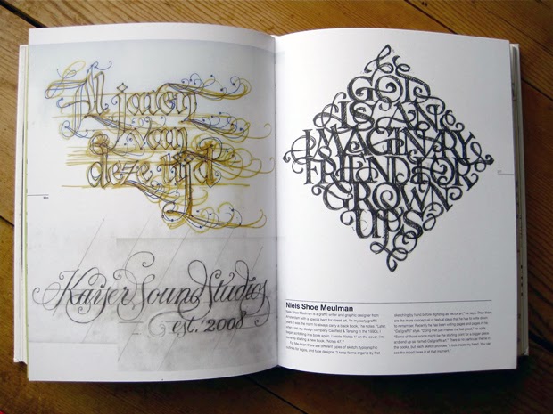 typography sketch books