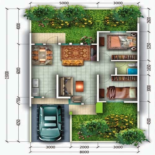 Desain Rumah Minimalis 2 Lantai Luas Tanah 60 Meter - Gambar Foto
