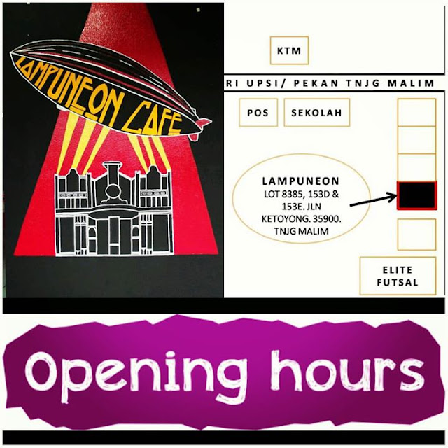LampuNeon Cafe Tanjung Malim