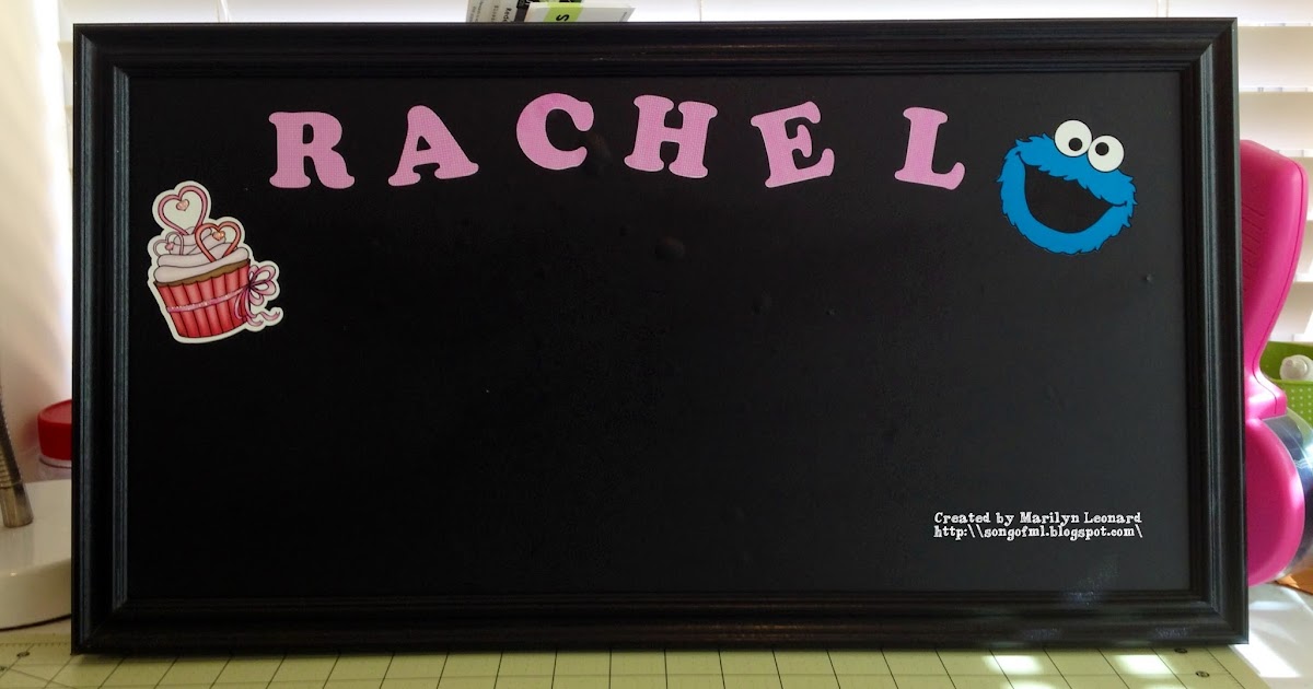  Marilyn's Crafts Chalkboard Vinyl Decor