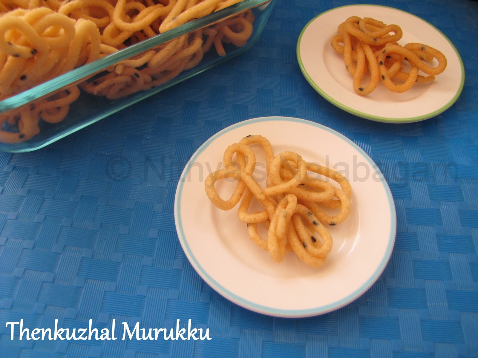 Thenkuzhal Murukku using Rice Flour Nithya's Nalabagam