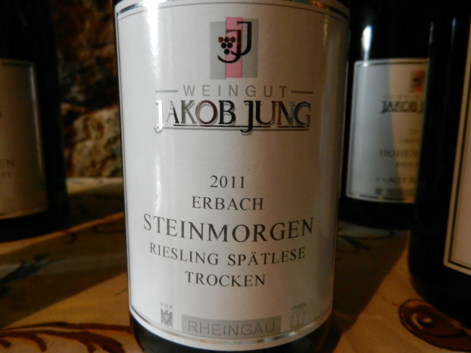 schillerwine At Weingut Jakob Jung in Erbach, Rheingau, with