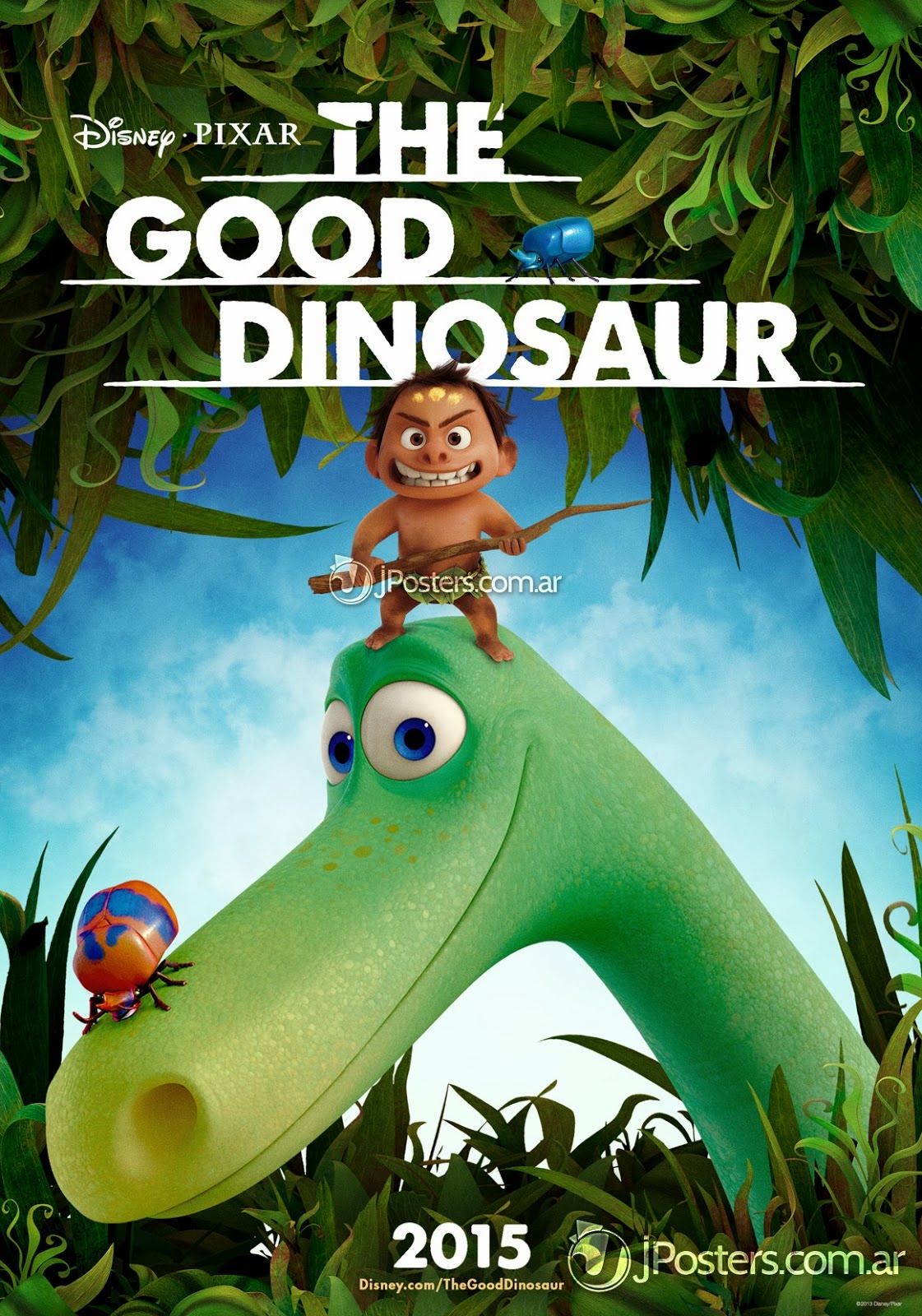 Monde Animation New Disney•Pixar's The Good Dinosaur teaser poster