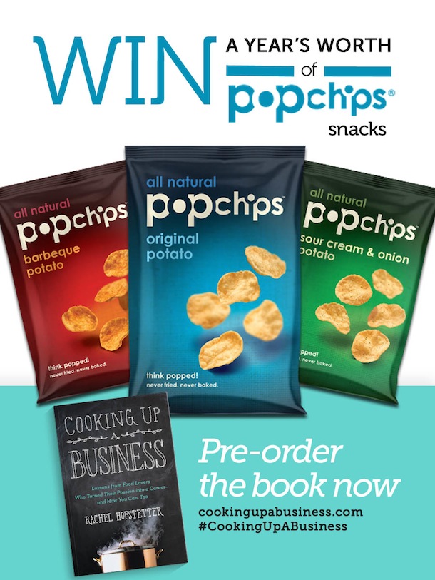 Giveaway Win a Year's Worth of popchips + how to turn your passion