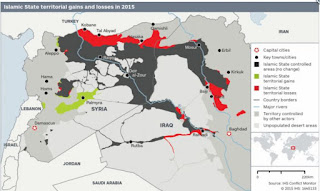 Δείτε πόσο έδαφος έχασε και πόσο κέρδισε φέτος το ISIS