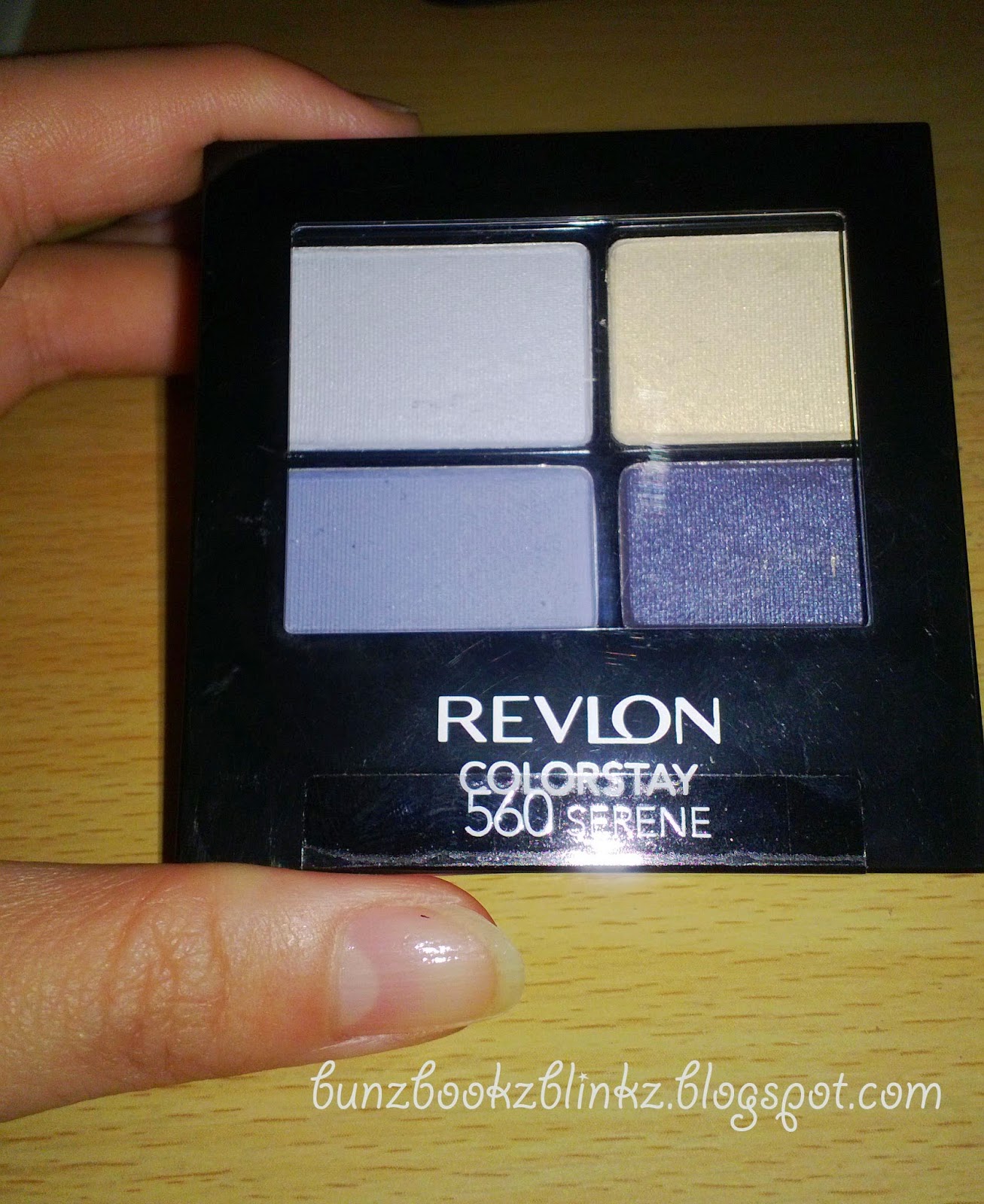 bunz bookz blinkz Revlon Colorstay Eyeshadow 560 Serene