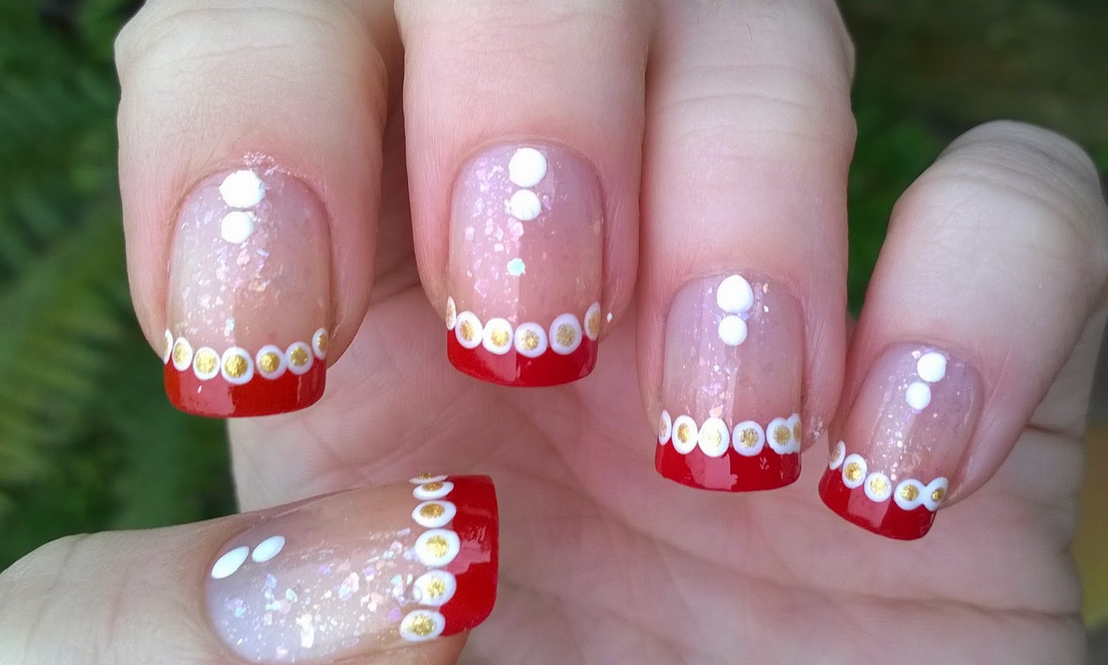 Ideastand homesthetics canvases sip weihnachten kunstprojekte paintingvalley easyto hausdekoidee chritmas Life World Women: Super easy Christmas nail art