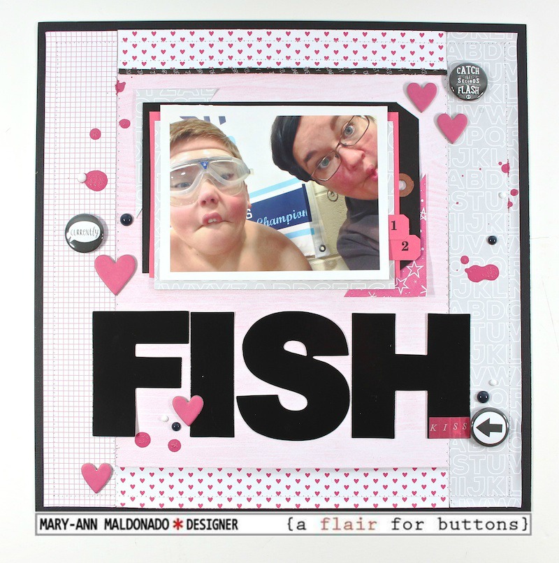 Lump, Bump and Clump! FISH kiss A Flair for Buttons