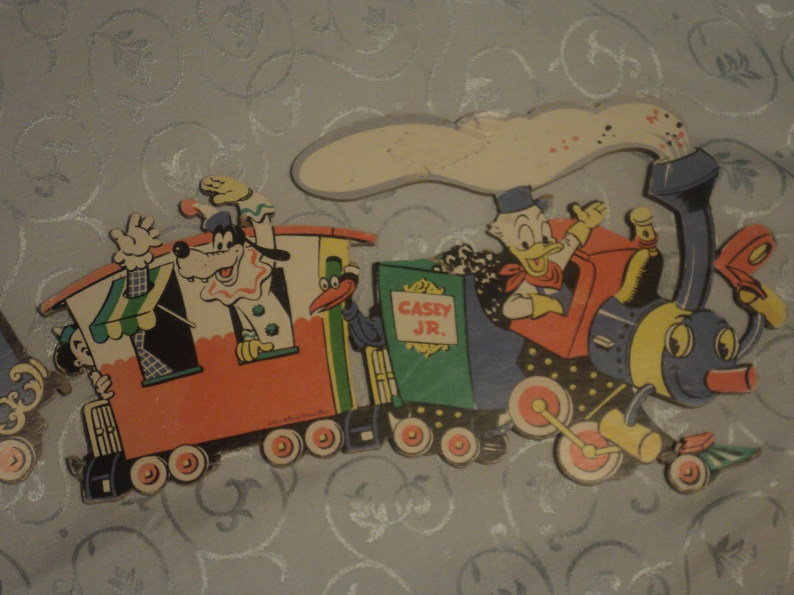 Your Mom's Vintage Stuff Vintage Disney Train Wall Decor