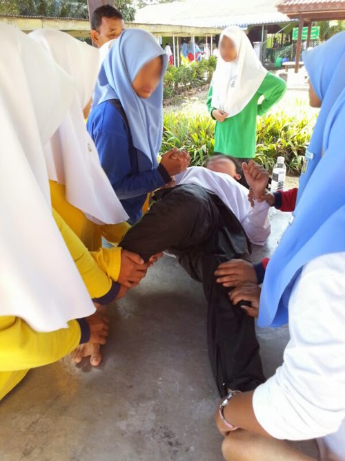 30 Pelajar dan 2 Guru SMK Jabi Pokok Sena diserang histeria