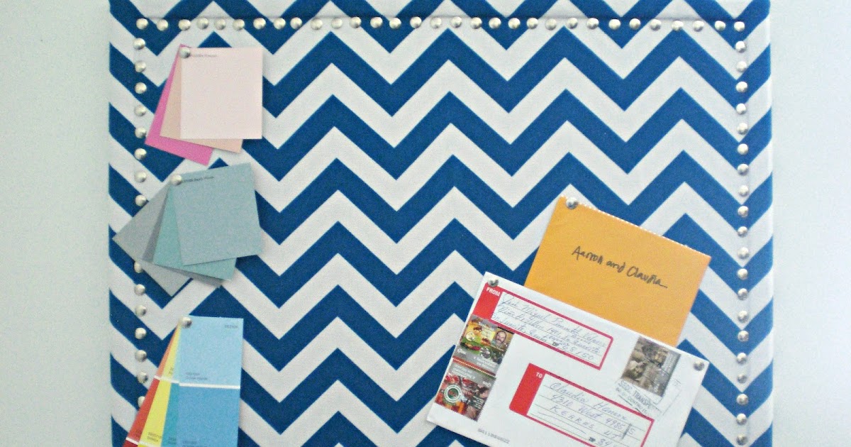 Delicious Spaces DIY Faux Nail Head Trimmed Cork Board