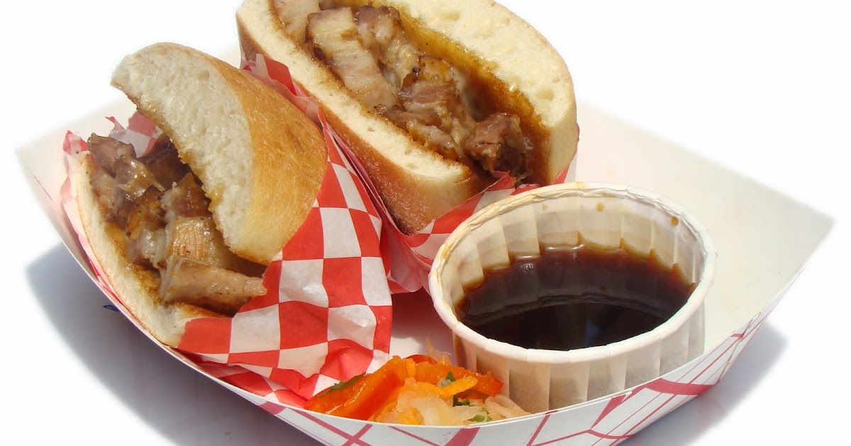 Project Adobo BBQ Smoked Pork Adobo FlipDip Sandwich by Chef Dennis Villafranca