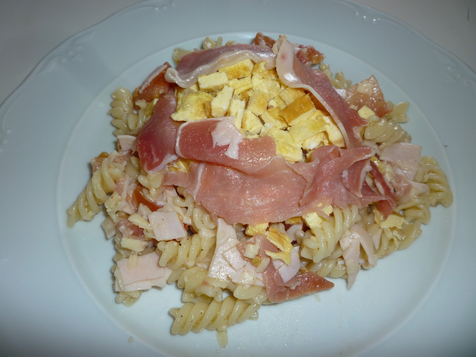 ENSALADA DE PASTA CON JAMÓN SERRANO Las Maria Cocinillas