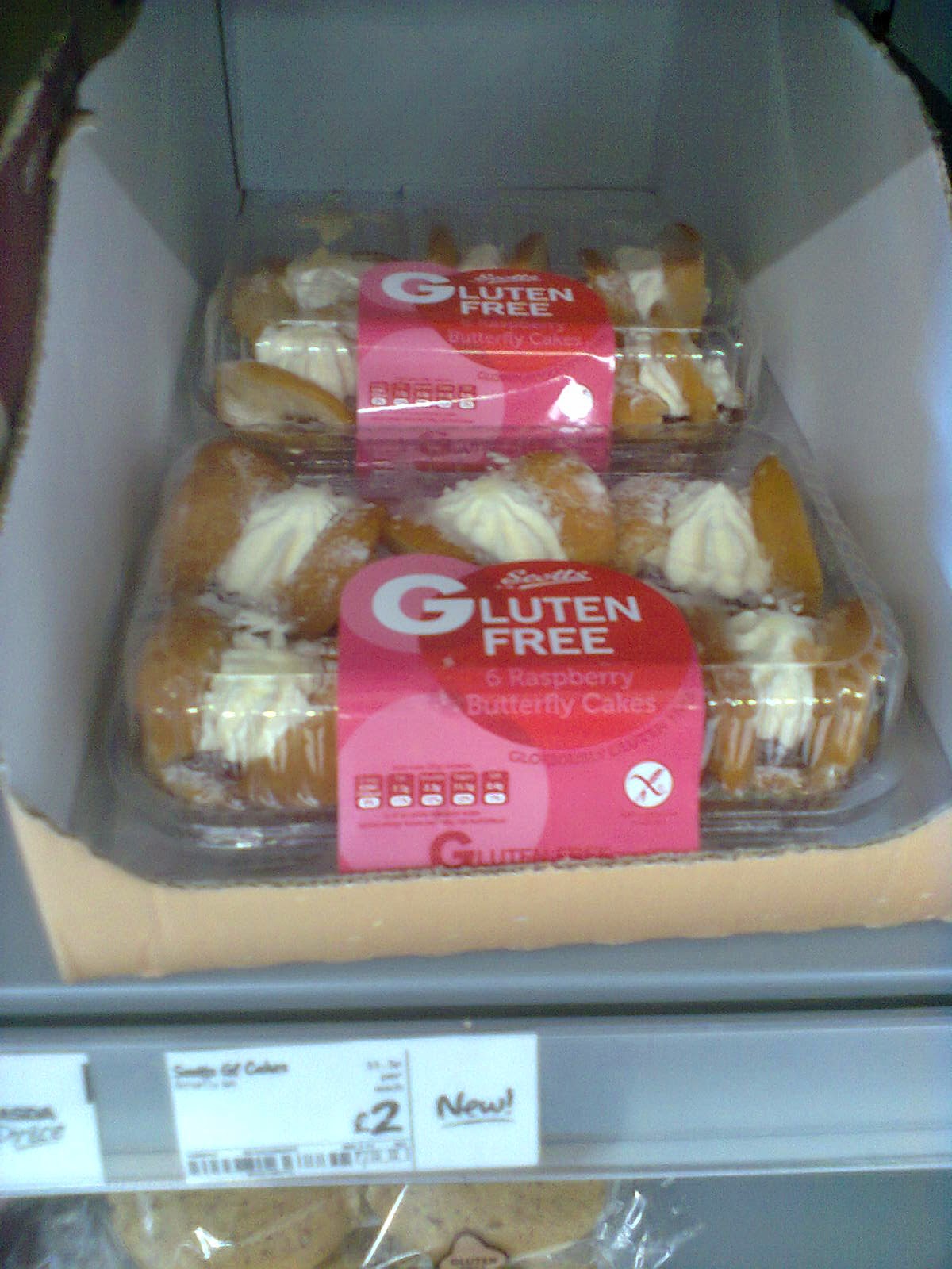 The Ham and Egger Files Scott's Gluten Free Raspberry Butterfly Cakes