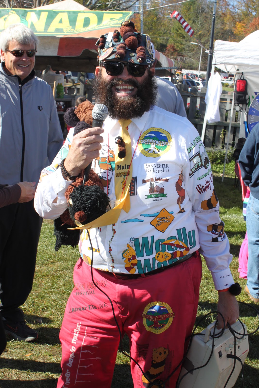 The Kinnaird Family Wooly Worm Festival Banner Elk Nc
