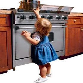 zabepiecznie przed poparzeniem dziecka