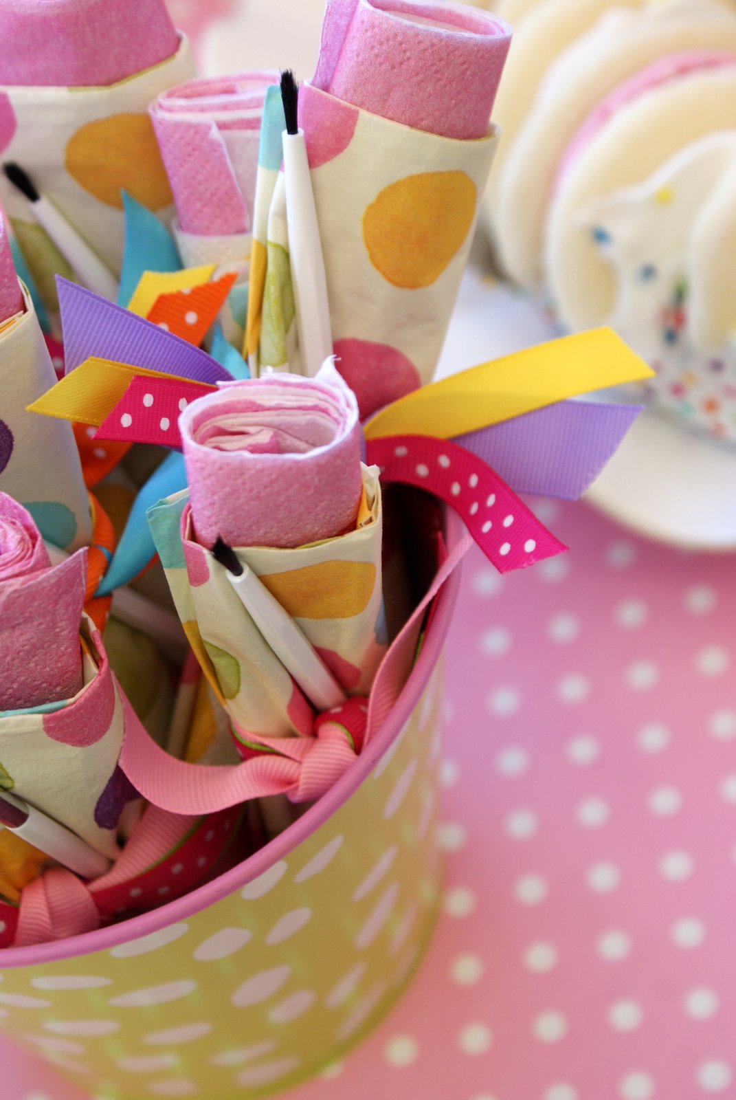 A Little Loveliness Sweet Pottery Painting Party Treats