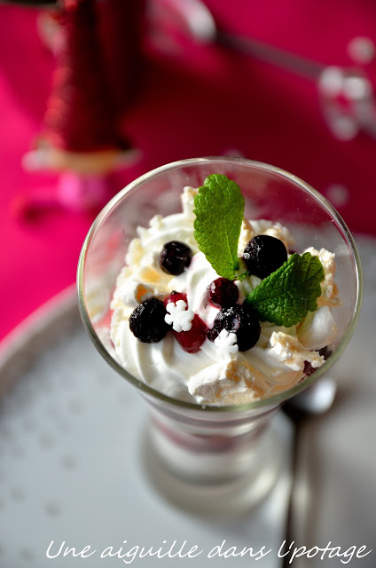 Eton Mess meringue chantilly dessert facile