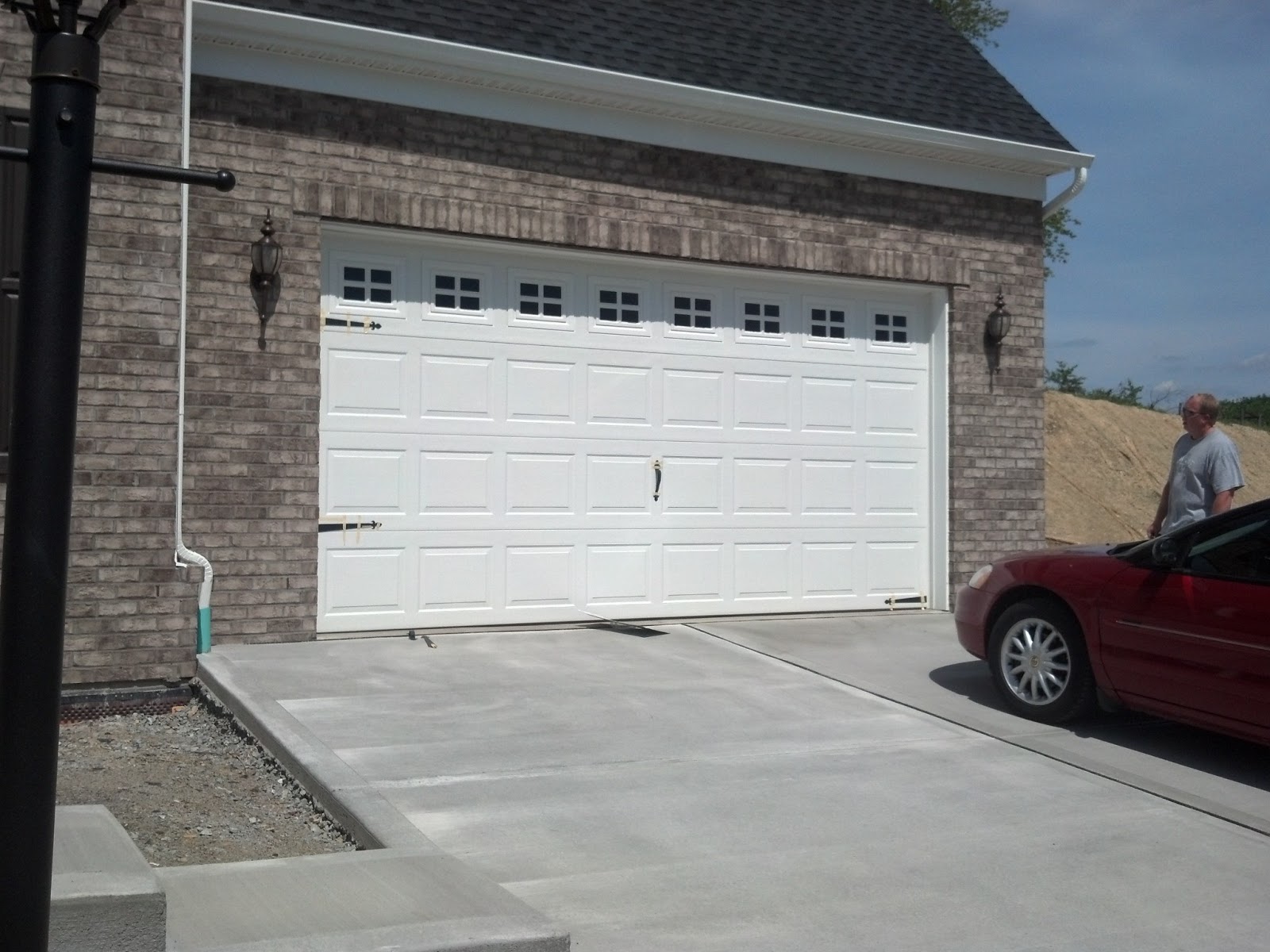 1200 #4F5C63 Savoy Ryan Home : Garage Door Decorative Hardware Dilemma Advice?? picture/photo Lowes Garage Doors Installed 38191600