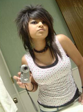 Center Hairstyles Short Scene Hair