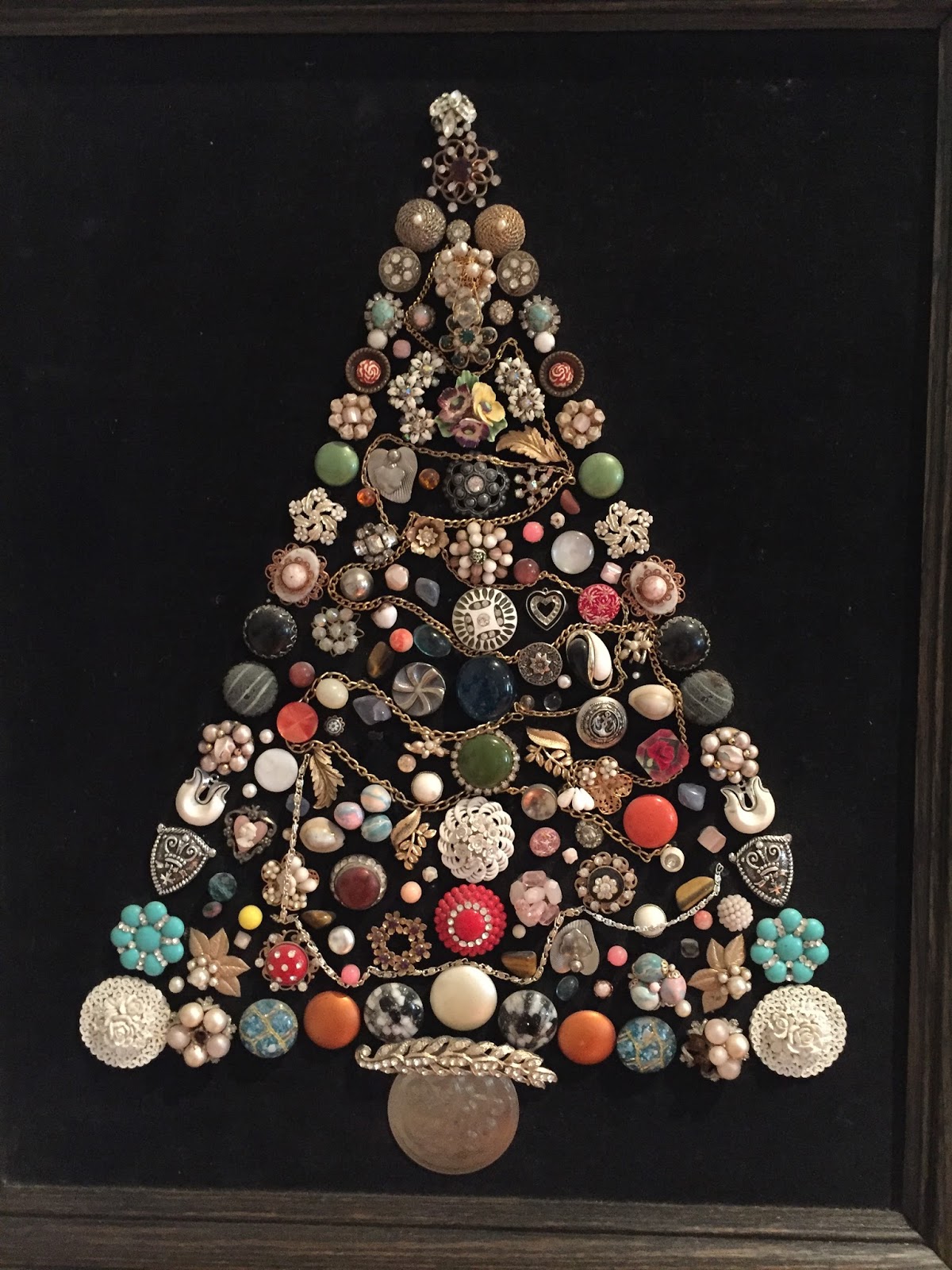 The Darrel L. Hammon Blog The Great Christmas Tree Buttons, Earrings