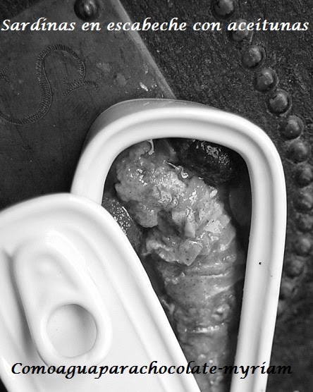 Sardinas En Escabeche Con Aceitunas.
