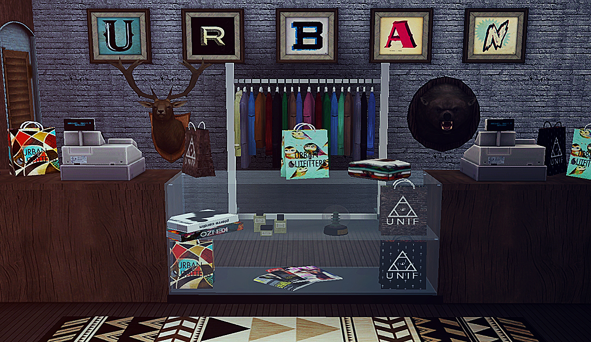 My Sims 3 Blog Urban Outfitters Community Lot (Hangout) by The Other Sim