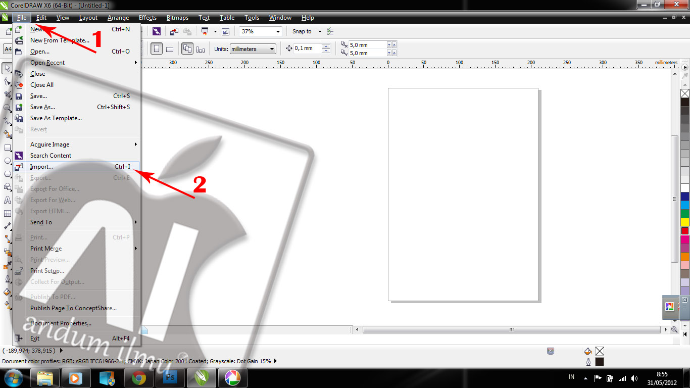 Andum Ilmu 2 Tutorial Corel Draw Trace Gambar Dengan Corel Draw