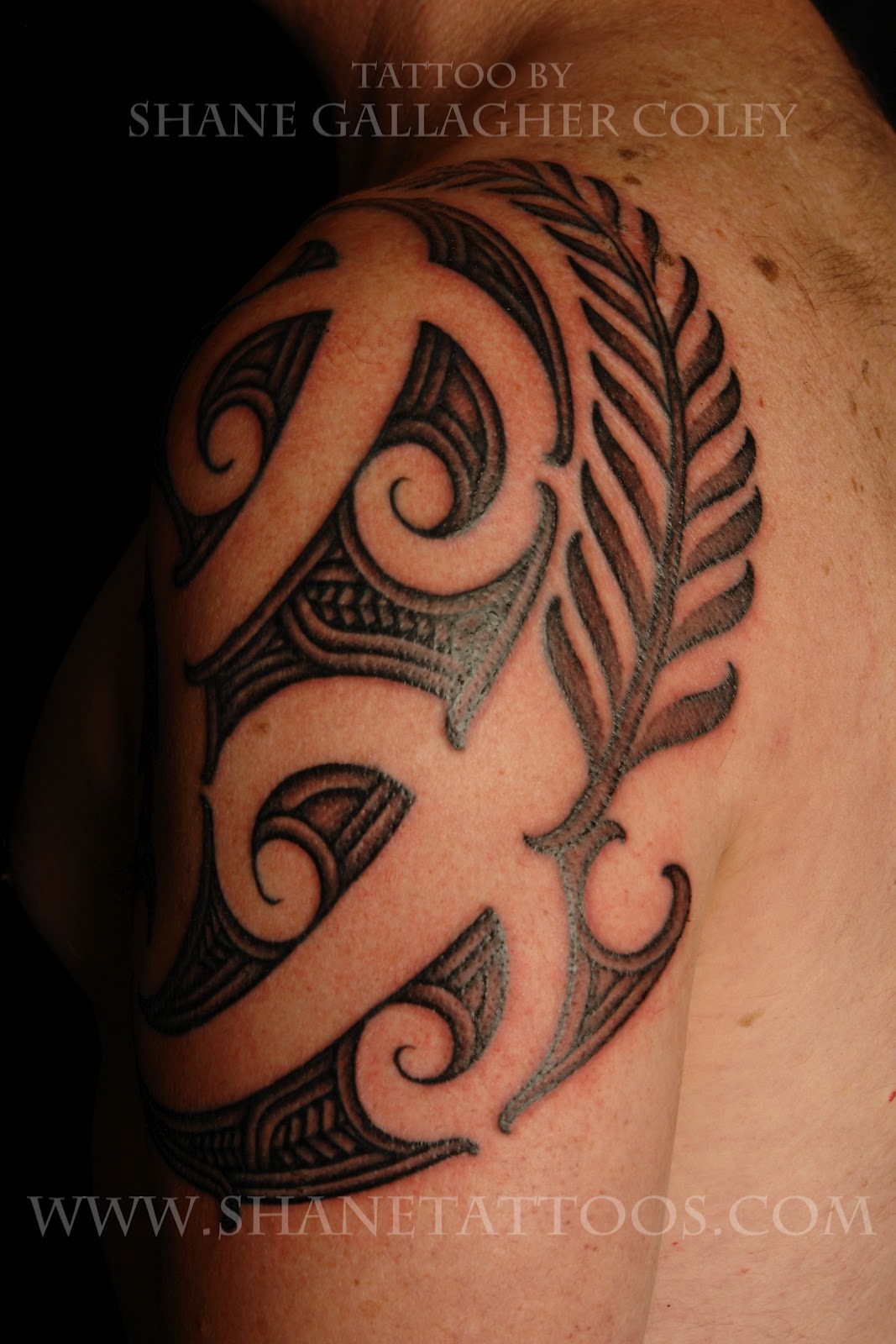 Maori Shoulder Tattoos For Women