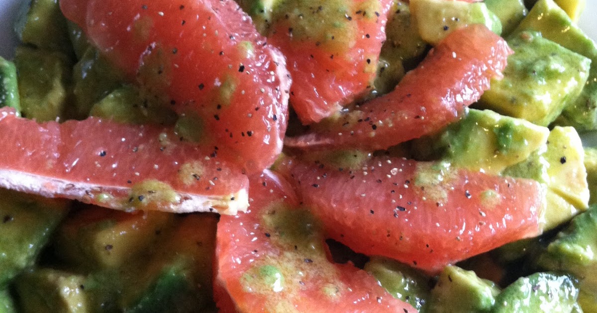 Paleo Fresh Fresh Avocado and Grapefruit Salad