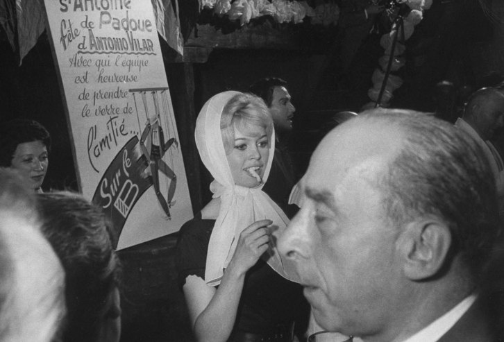 Amazing Historical Photo of Brigitte Bardot in 1958 