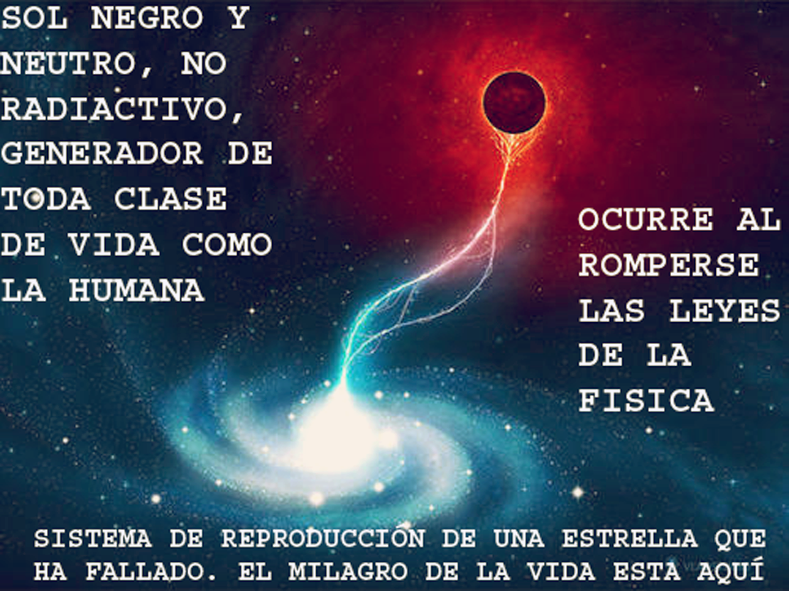 La Ciencia Baila con Dios.: EL SOL NEGRO NOS DIO LA VIDA.