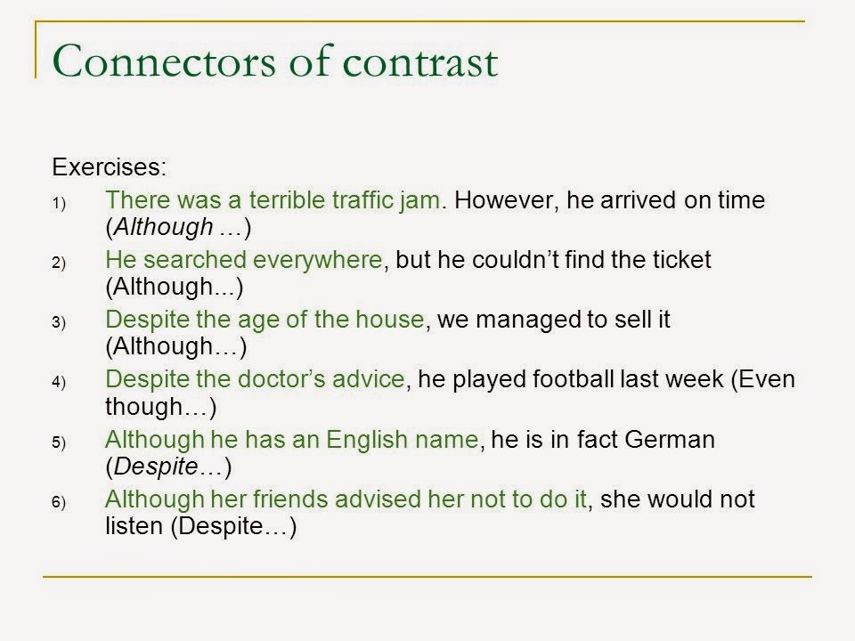 Compare and contrast examples image