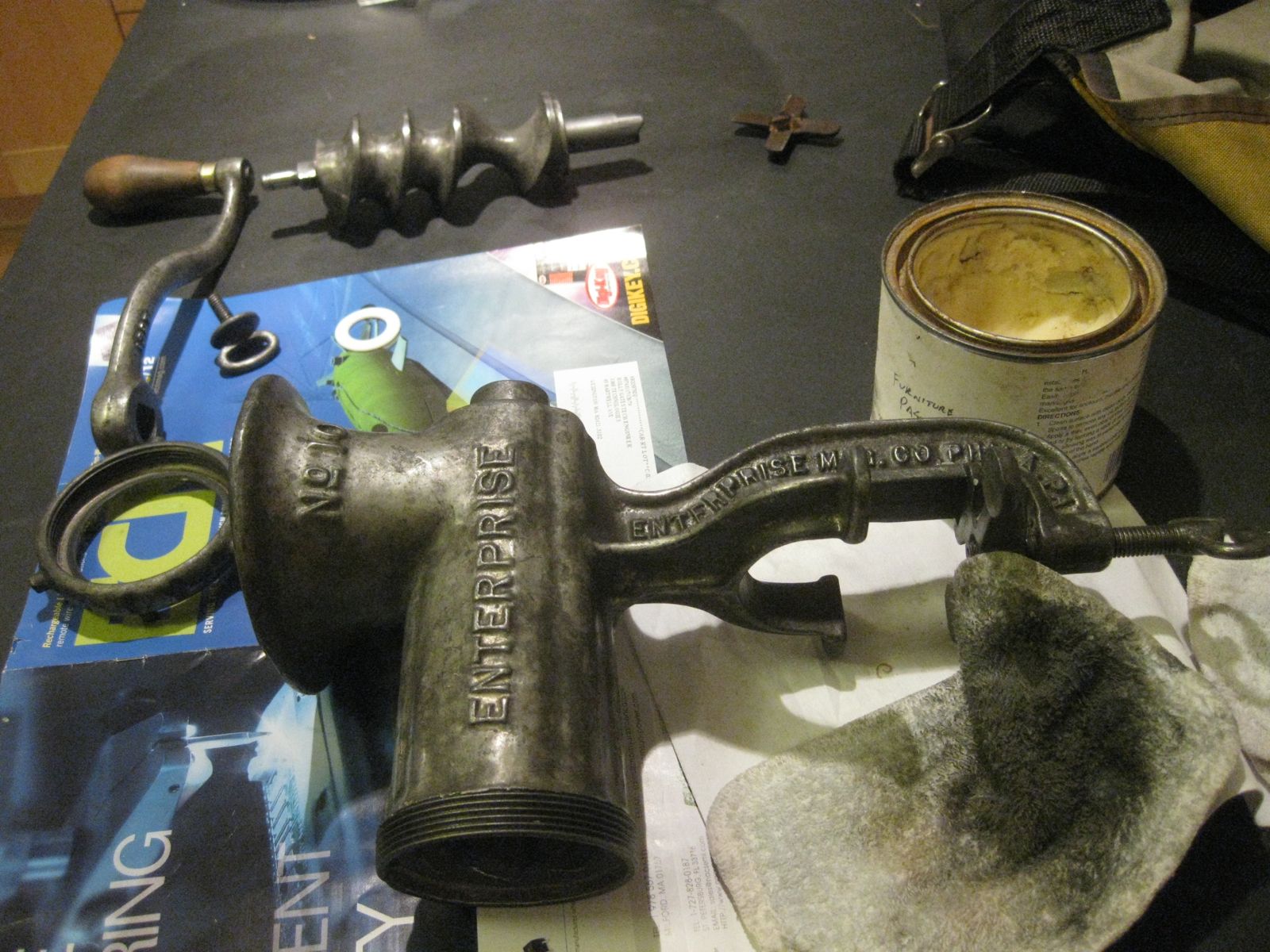 Tooling Up Enterprise 10 antique meat grinder