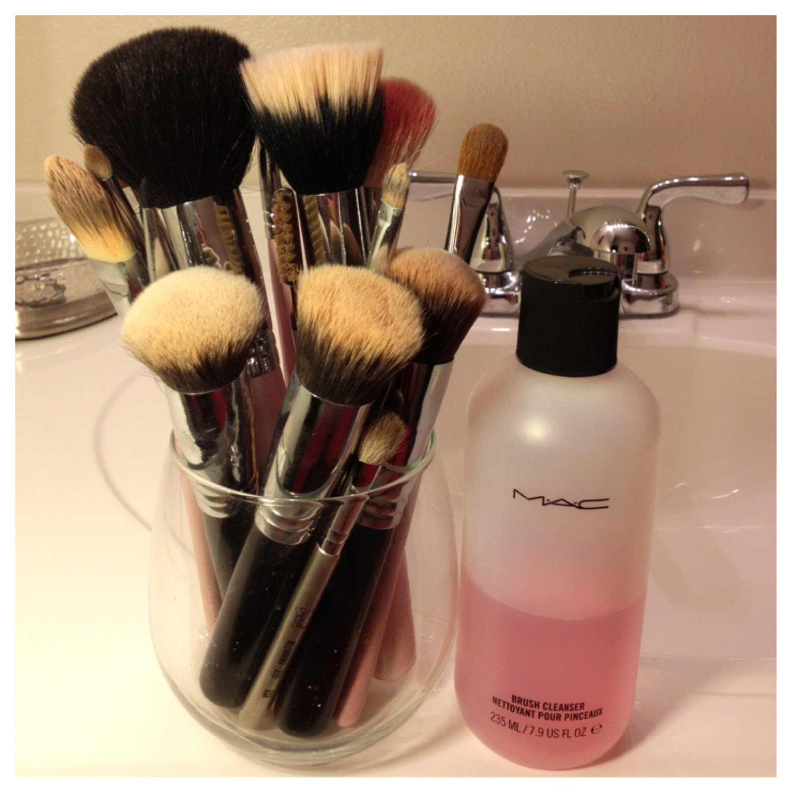 mac brush cleaner diy