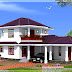 3 bedroom, 1873 sq.ft. Kerala style villa