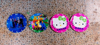 Jam Dinding Unik Frozen, Winnie the Pooh dan Hello Kitty